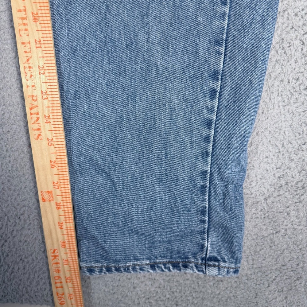 Vtg Levis Jeans Mens 38x32 (Fits 36) 550 Relaxed Fit Denim Light Wash Blue - Picture 5 of 9